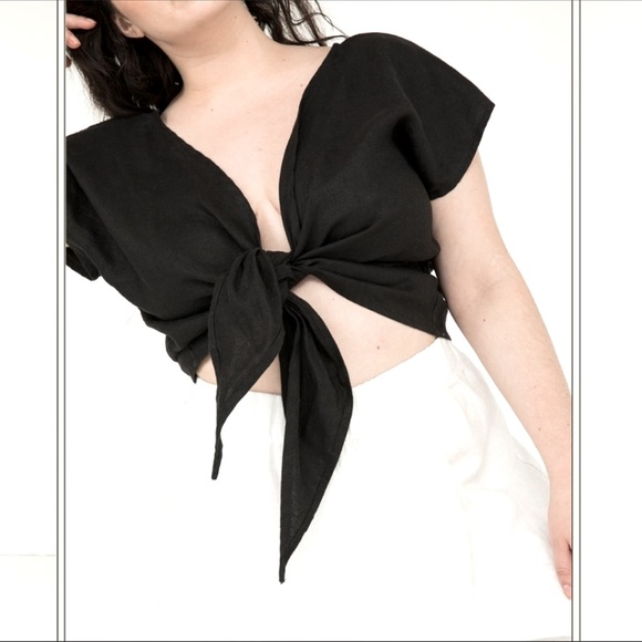 Elizabeth Suzann Maxine Cropped Top sz. XXS - Picture 2 of 12